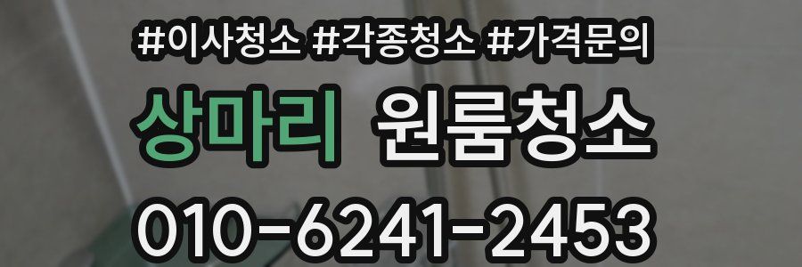 상마리 이사청소