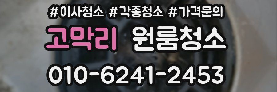 고막리 이사청소