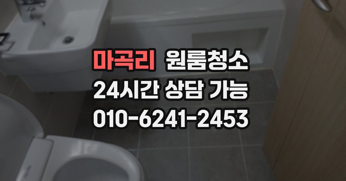 마곡리 입주청소