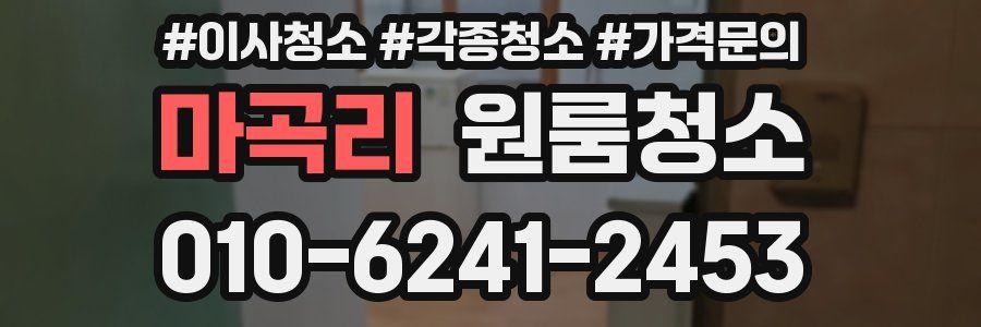 마곡리 이사청소