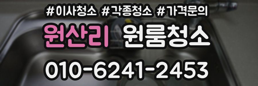 원산리 이사청소