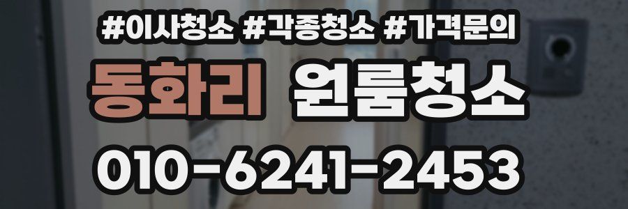 동화리 이사청소