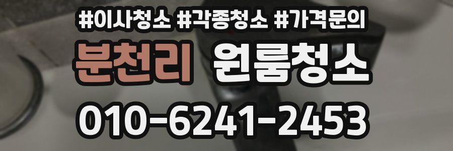 분천리 이사청소