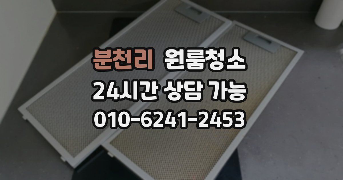 분천리 입주청소