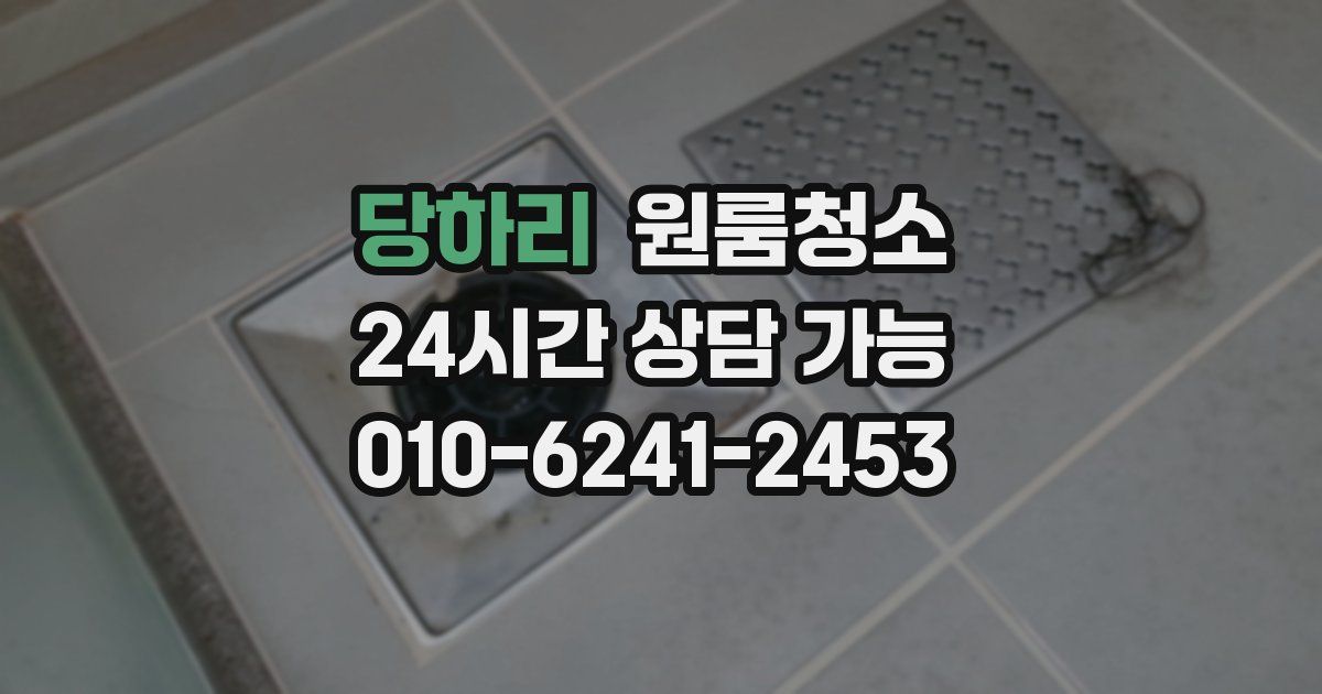 당하리 입주청소