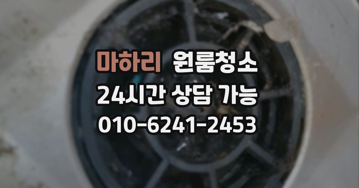 마하리 입주청소