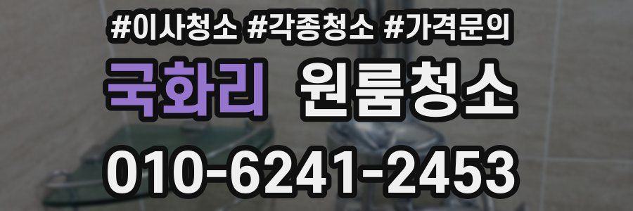 국화리 이사청소