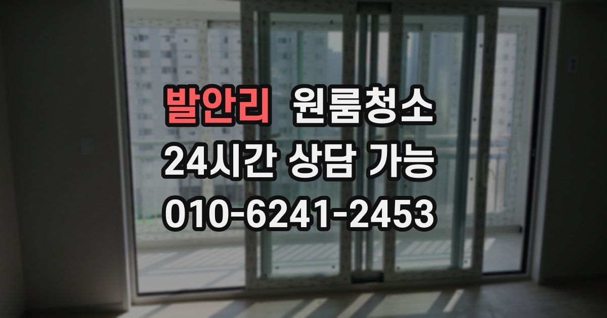 발안리 입주청소