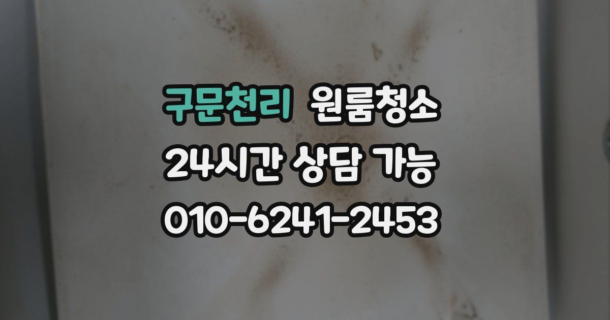 구문천리 입주청소