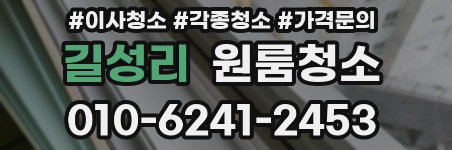 길성리 이사청소