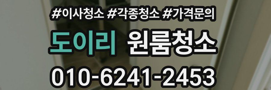 도이리 이사청소