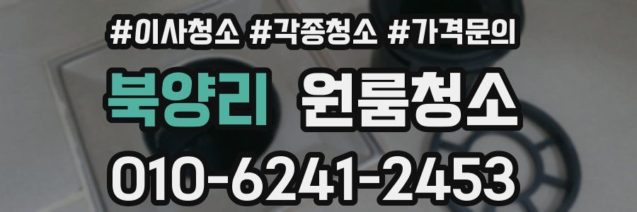 북양리 이사청소