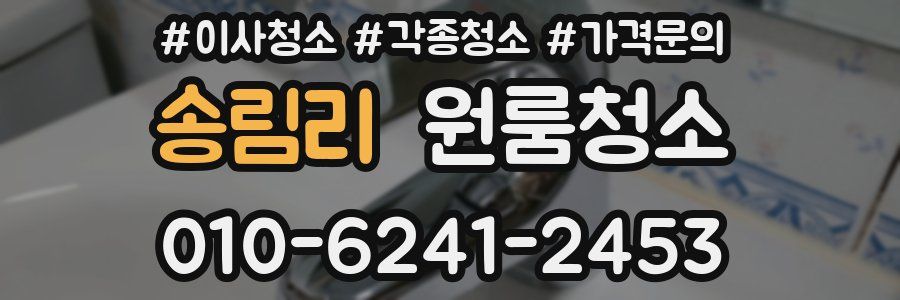 송림리 이사청소