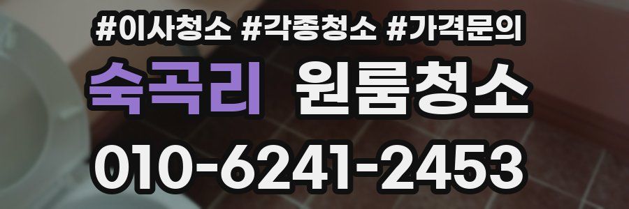 숙곡리 이사청소