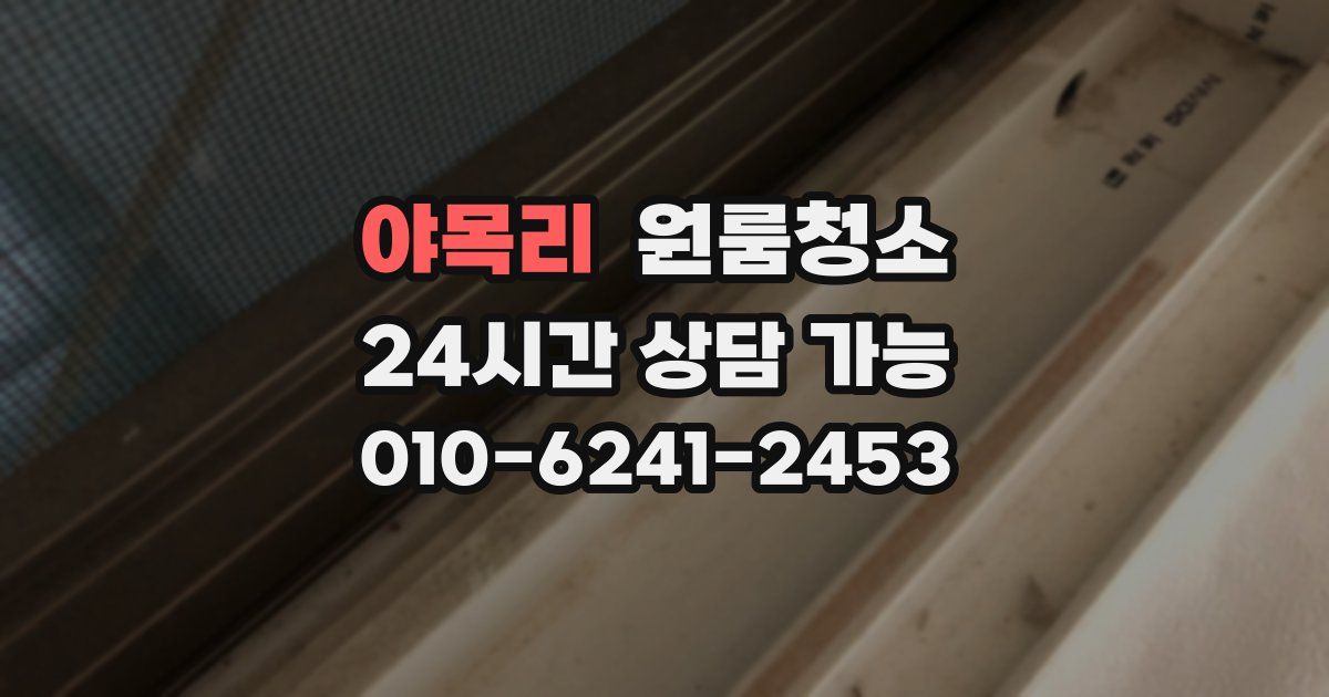 야목리 입주청소