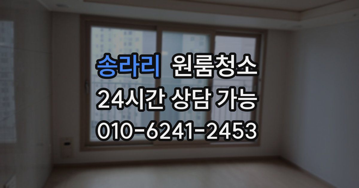 송라리 입주청소