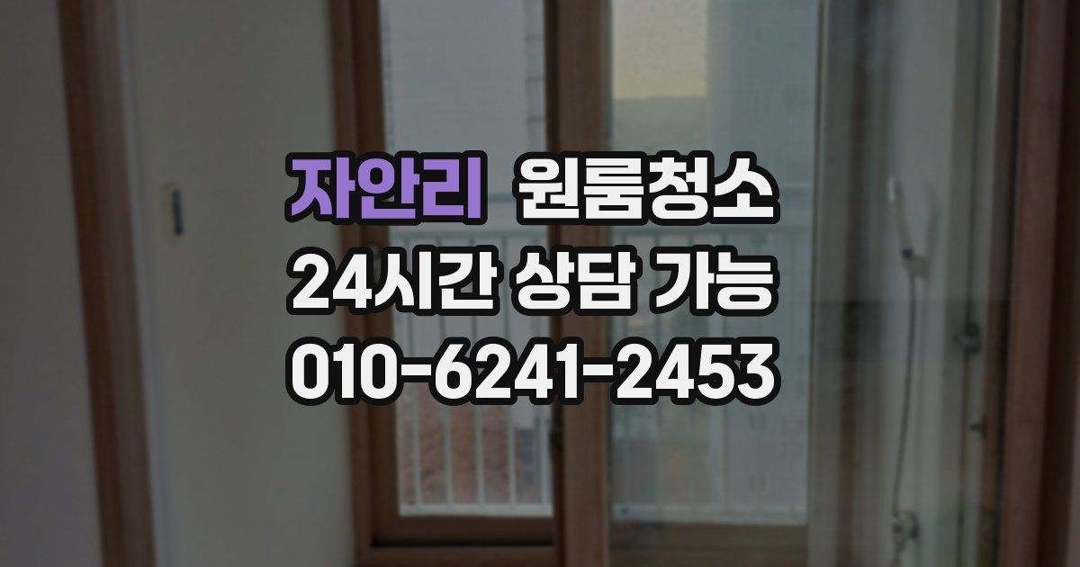 자안리 입주청소