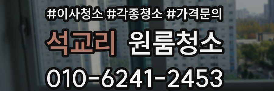 석교리 이사청소