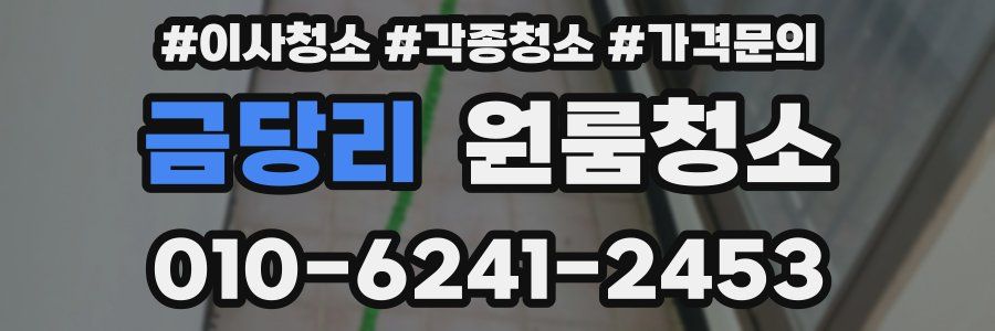 금당리 이사청소