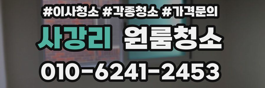 사강리 이사청소