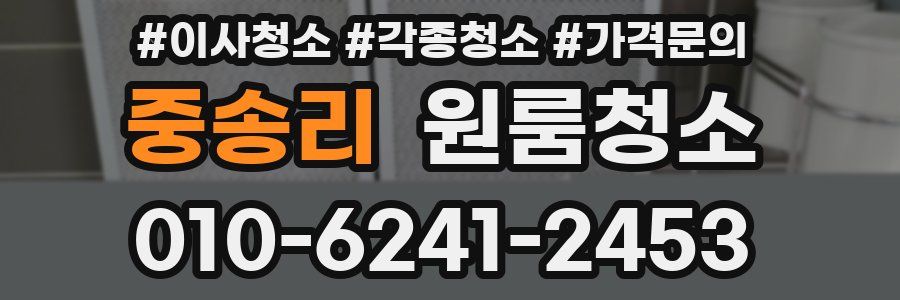 중송리 이사청소