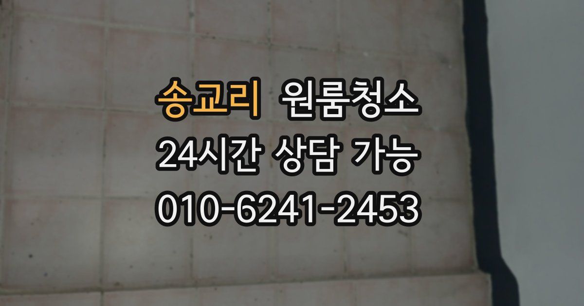 송교리 입주청소