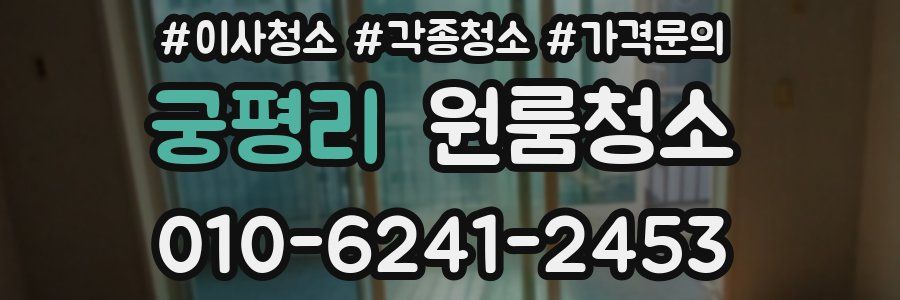 궁평리 이사청소