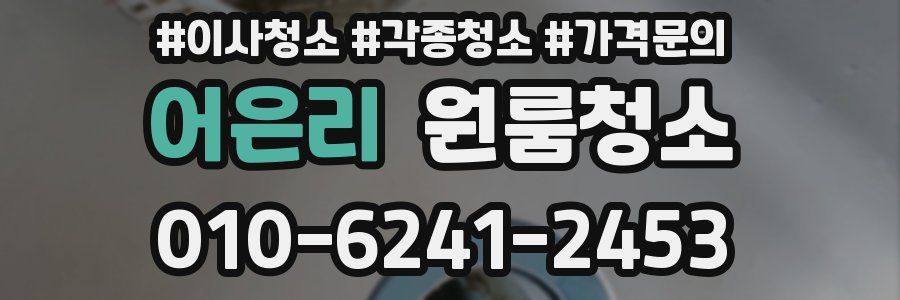 어은리 이사청소