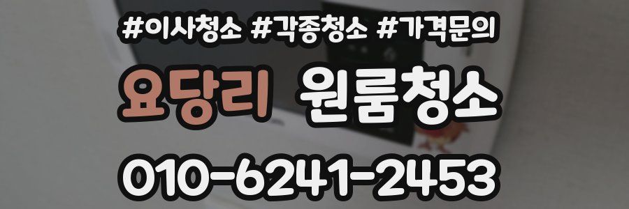 요당리 이사청소