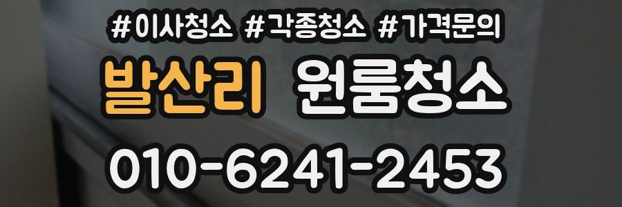 발산리 이사청소