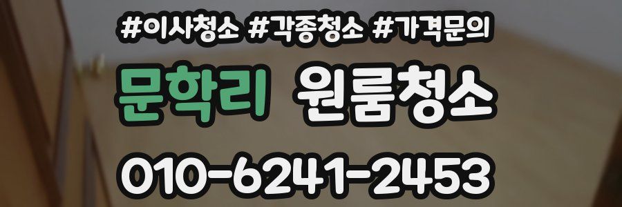 문학리 이사청소