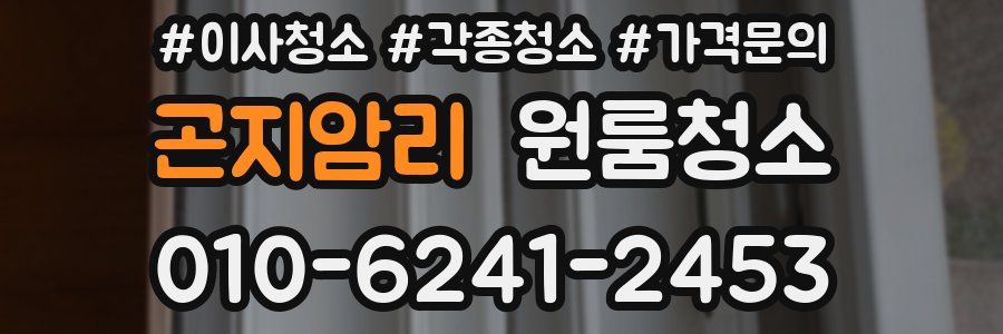 곤지암리 이사청소