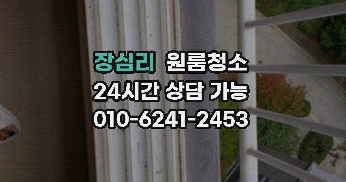 장심리 입주청소