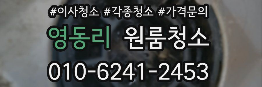 영동리 이사청소