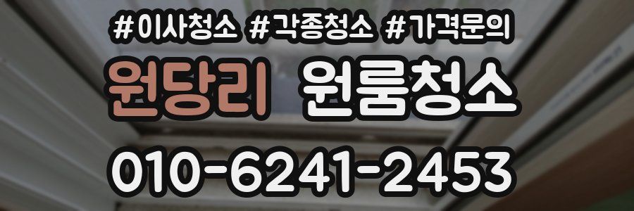 원당리 이사청소