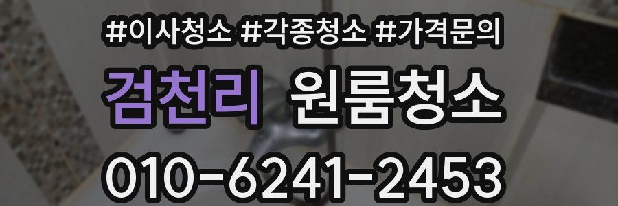 검천리 이사청소