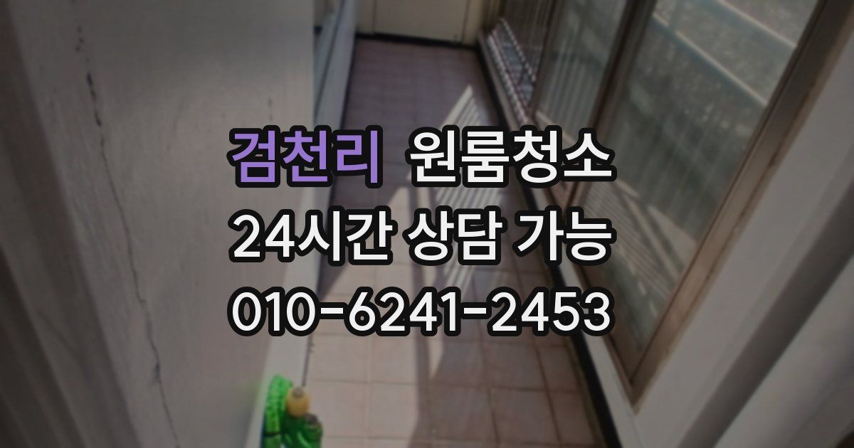 검천리 입주청소