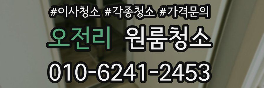 오전리 이사청소