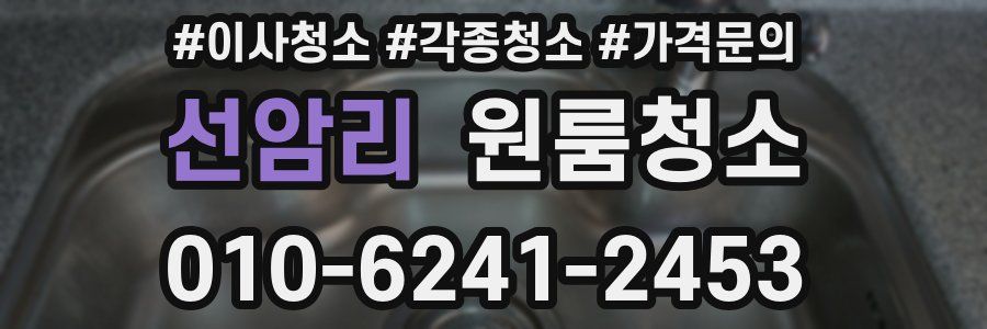 선암리 이사청소