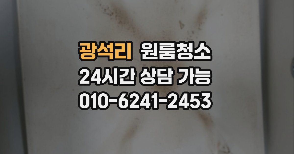 광석리 입주청소