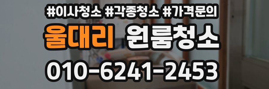 울대리 이사청소