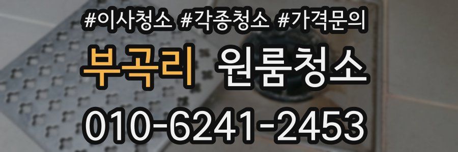 부곡리 이사청소