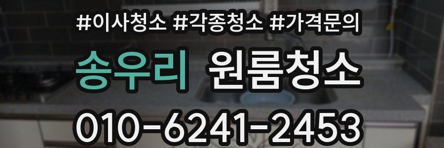 송우리 이사청소