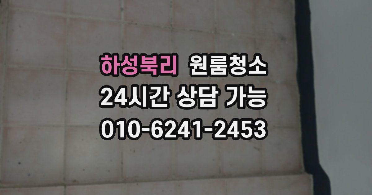 하성북리 입주청소