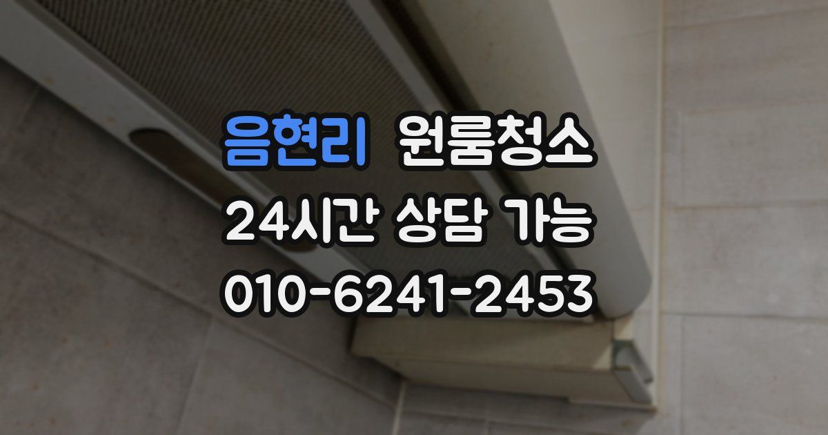 음현리 입주청소