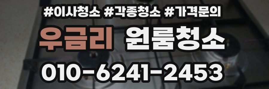 우금리 이사청소