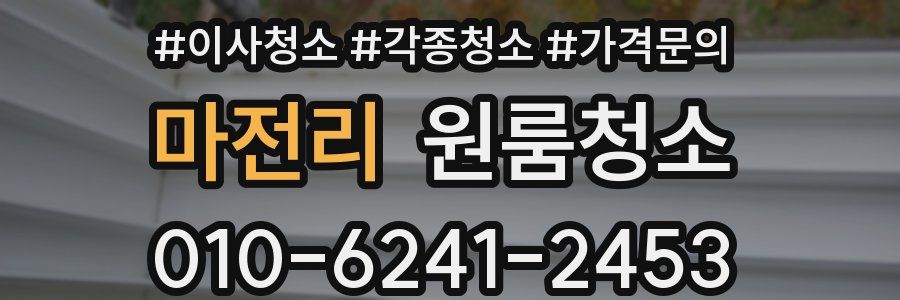 마전리 이사청소
