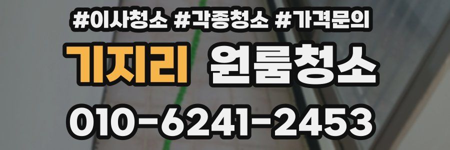 기지리 이사청소