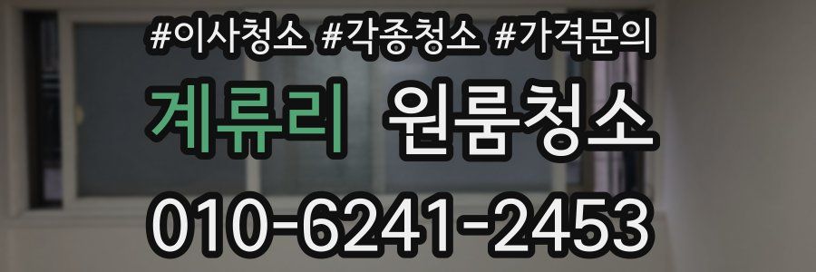 계류리 이사청소