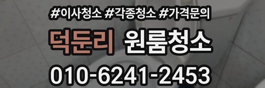 덕둔리 이사청소